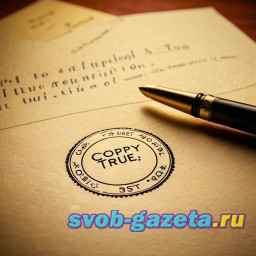 Изготовление печатей &laquo;Копия верна&raquo;: шаги и материалы