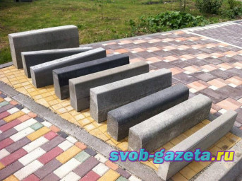 Выбор тротуарных бордюров при строительстве дорог