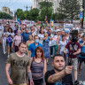 На митинге в Хабаровске участники сообщили о просьбах полицейских явиться на «беседы»