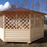Беседка с дверью